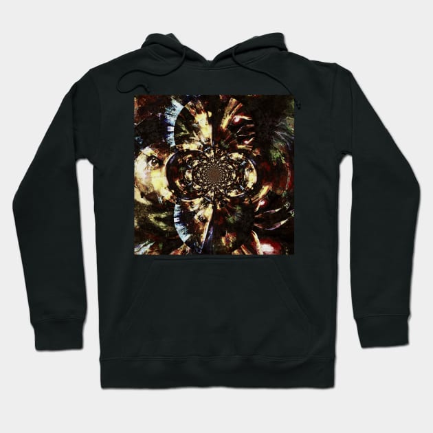 Abstract fractal faces Hoodie by rolffimages